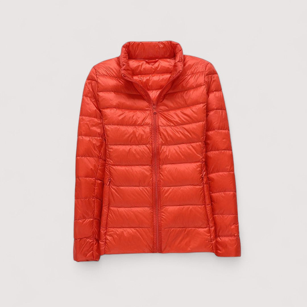 Cristine™ | Nieuwe ultralichte jas met witte eendendons