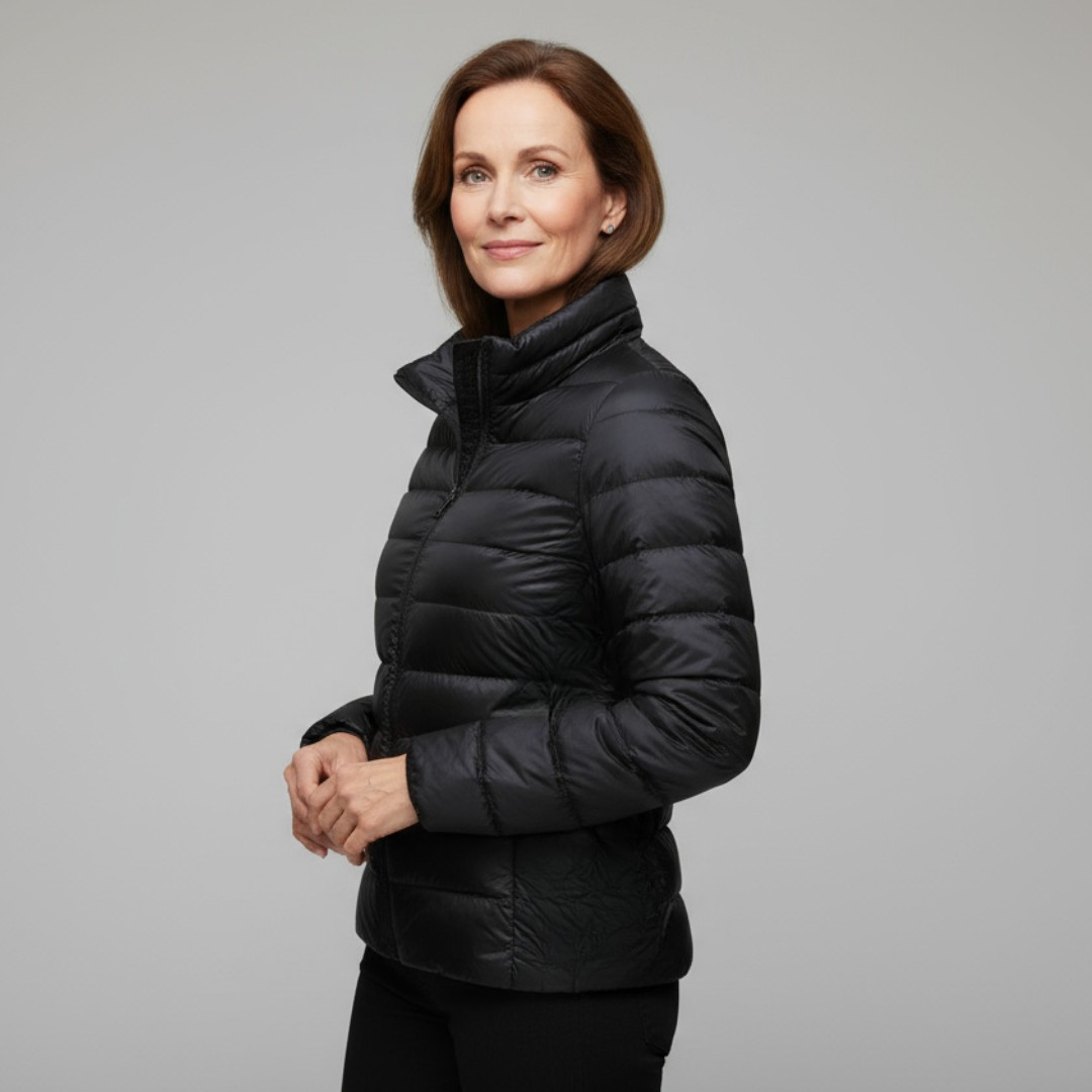 Cristine™ | Nieuwe ultralichte jas met witte eendendons